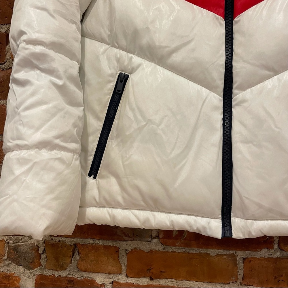 Gap Coldcontrol Max High Shine Colorblock Puffer … - image 7